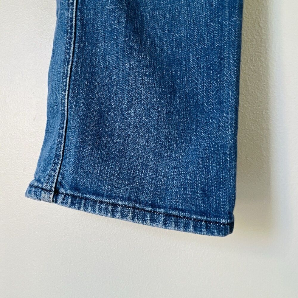 7 for all Mankind Modern Straight Faded Leg Stretch Cotton Polyurethane Jeans 31 - Picture 4 of 7